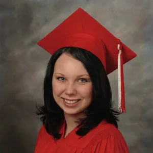 Caitlin Lindstrom in high school