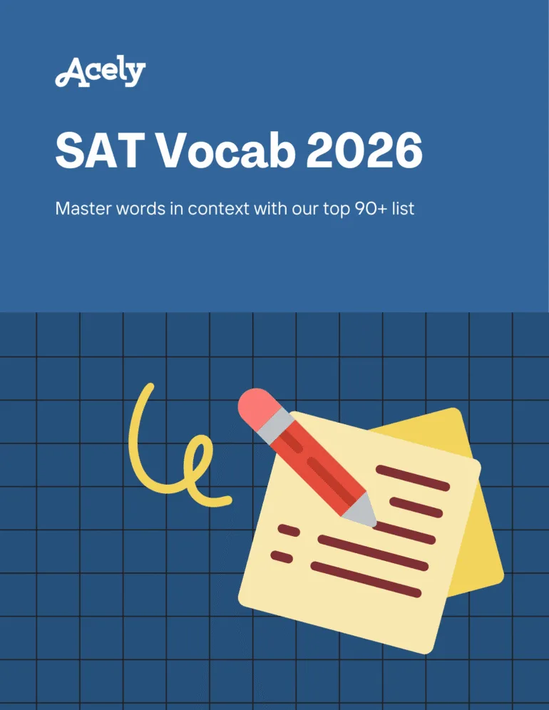 Acely — SAT Vocabulary Guide